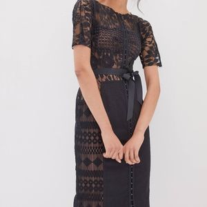 Carissima sheath dress beguile byron lars anthropologie black